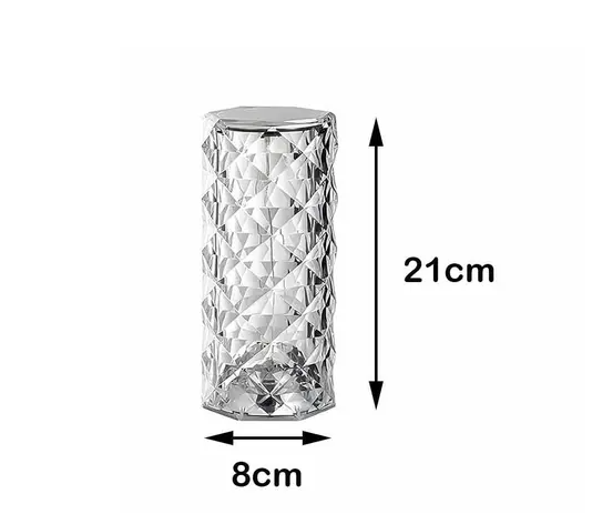 Luminária de Cristal em LED 16 Cores Projetor
