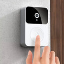 Kit Campainha Com Câmera Vídeo Porteiro Sem Fio Wi-Fi HD Inteligente Smart Casa Vê Pelo Celular Recarregável