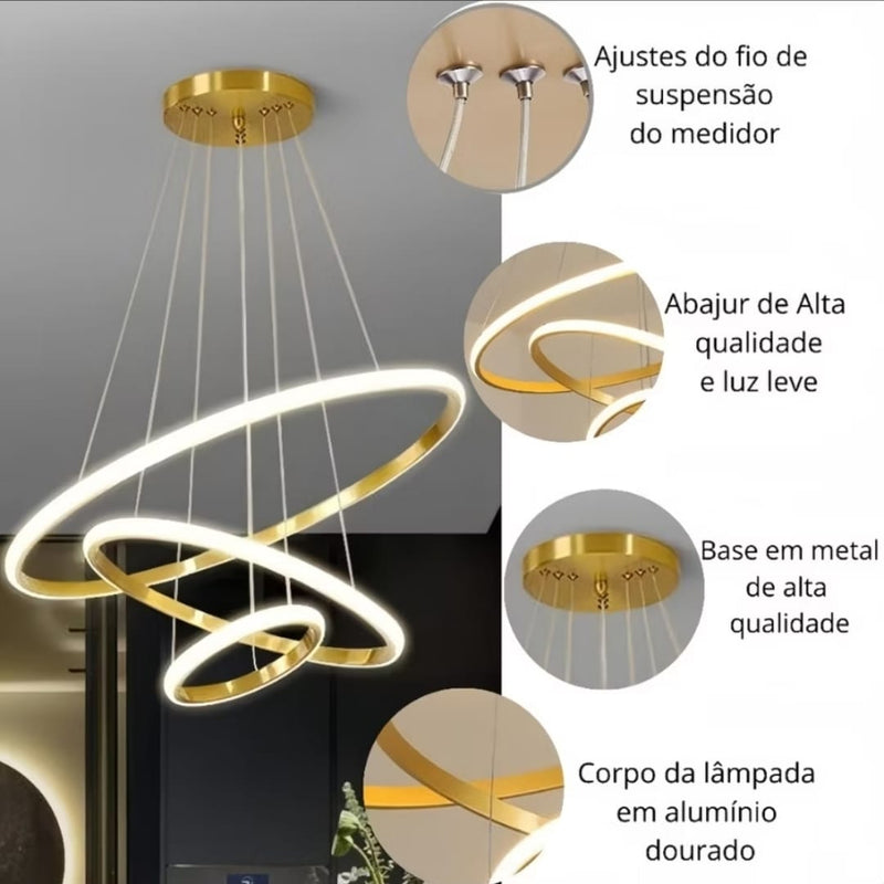 Pendente Moderno Circular