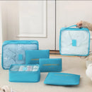 KIT 6 Bolsas Organizadoras á Prova D'água Para Viagem