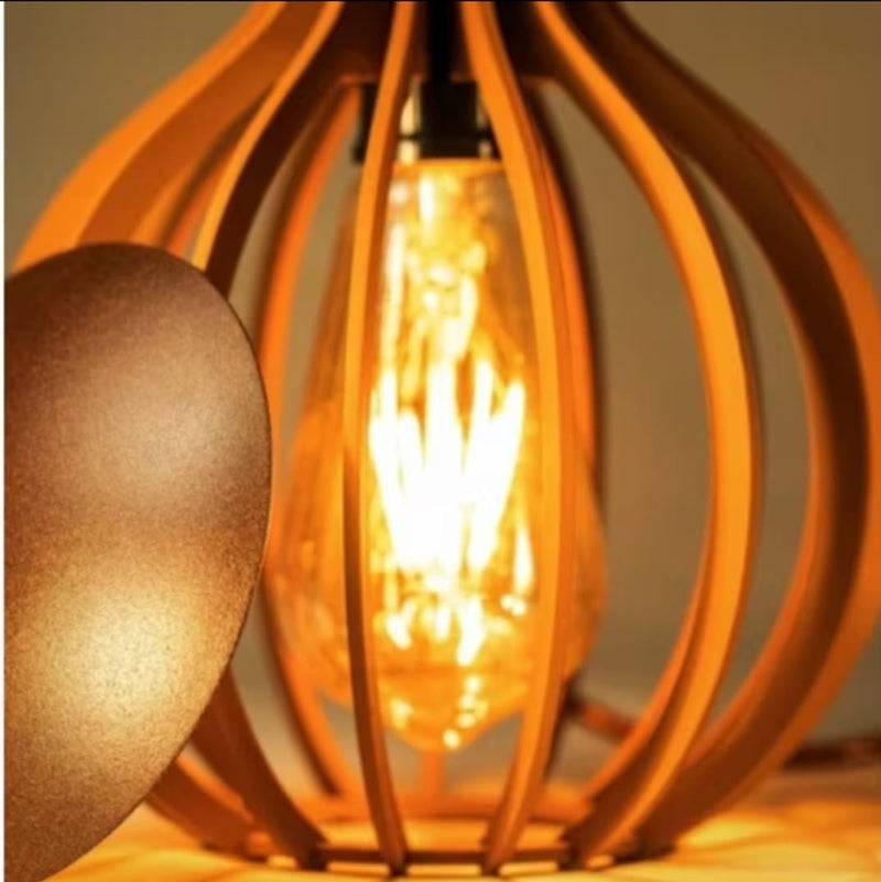 Luminária de Madeira Moderna Para Casa