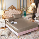 Conjunto, Jogo de Lençol em Seda Cetim 4 Peças