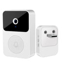 Kit Campainha Com Câmera Vídeo Porteiro Sem Fio Wi-Fi HD Inteligente Smart Casa Vê Pelo Celular Recarregável
